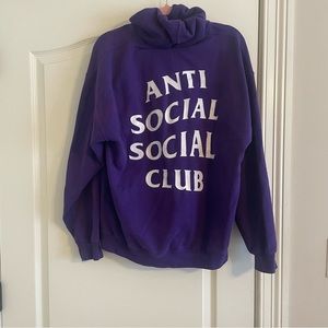 Anti Social Social Club Purple Hoodie